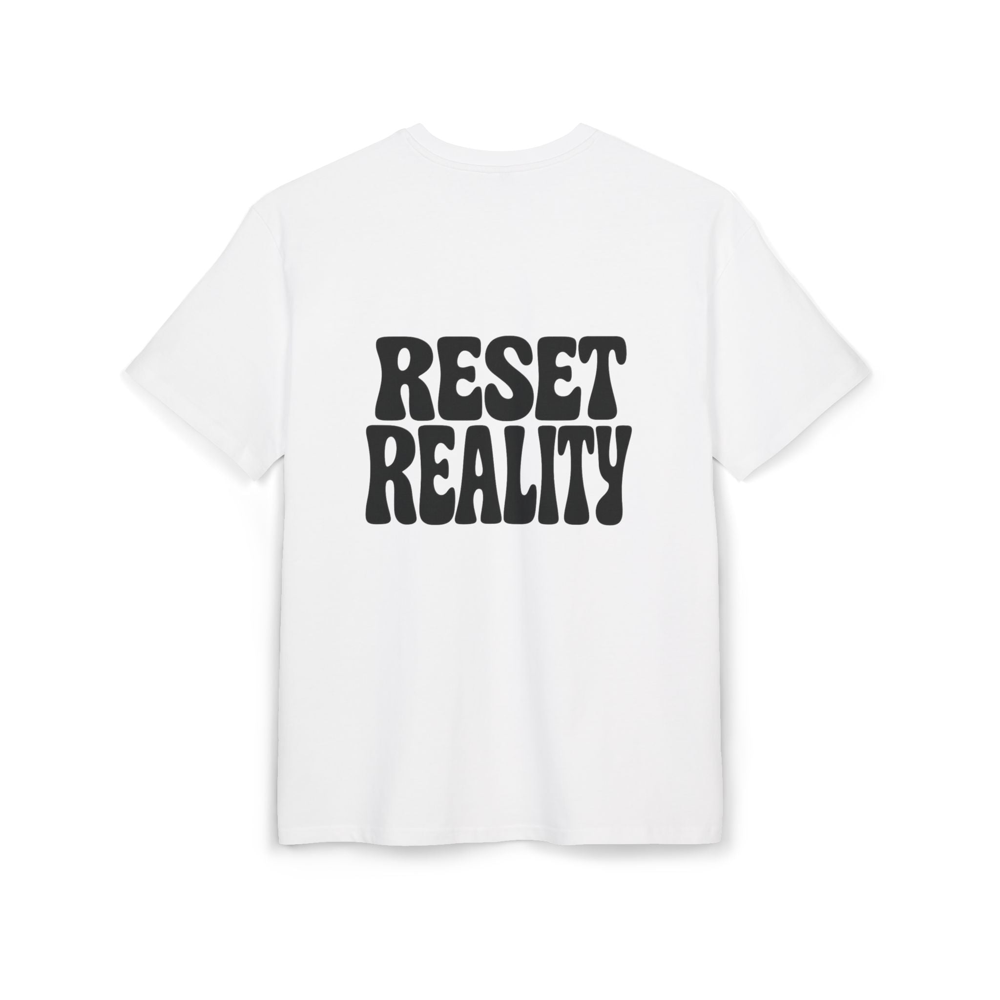 Retro 'Reset Reality' Unisex Heavy Oversize Tee