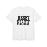 Retro 'Reset Reality' Unisex Heavy Oversize Tee