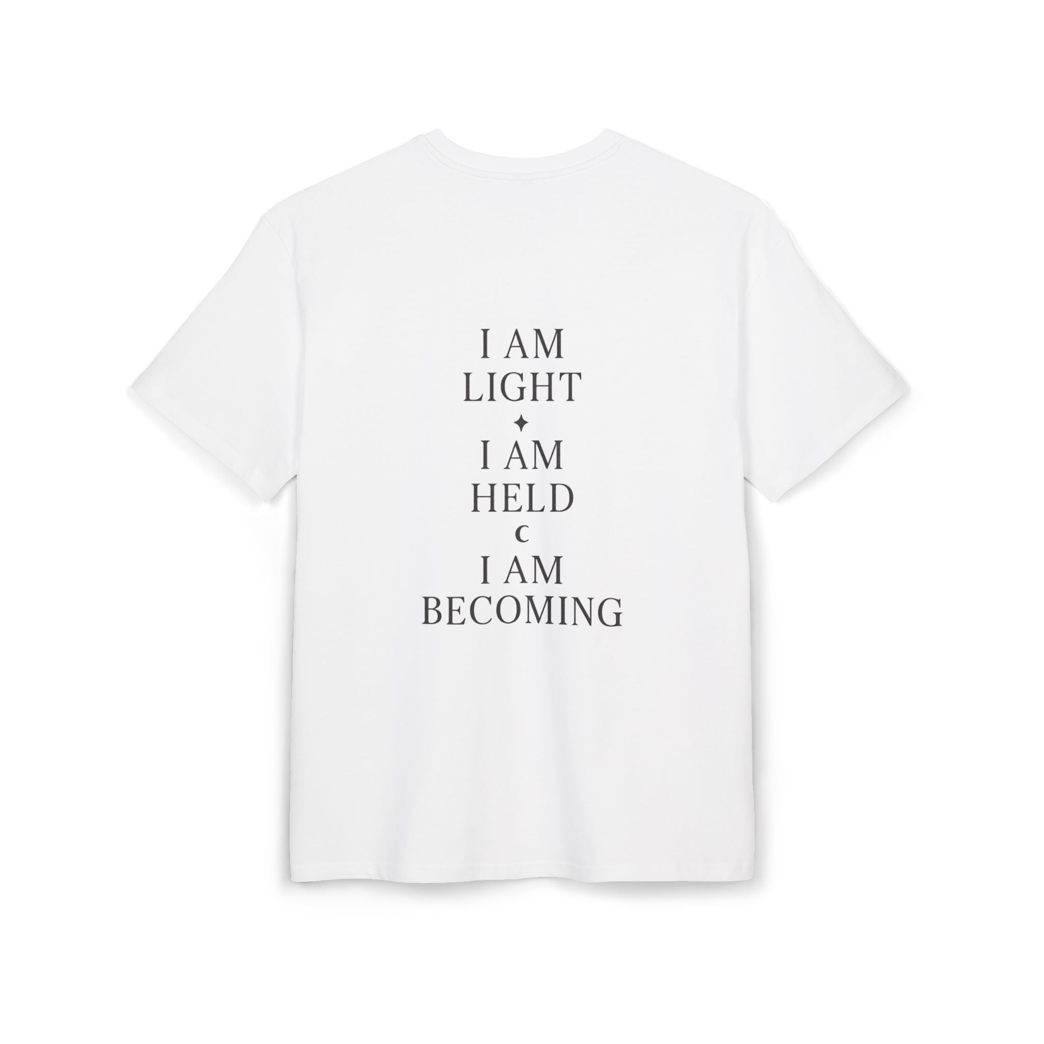 Inspirational Oversize Tee - I Am Light