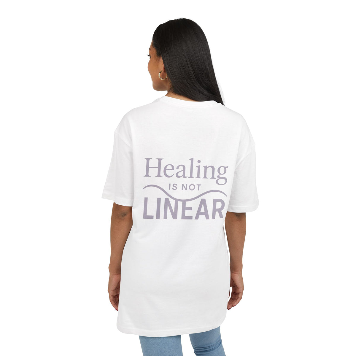 Healing is Not Linear Oversized Tee