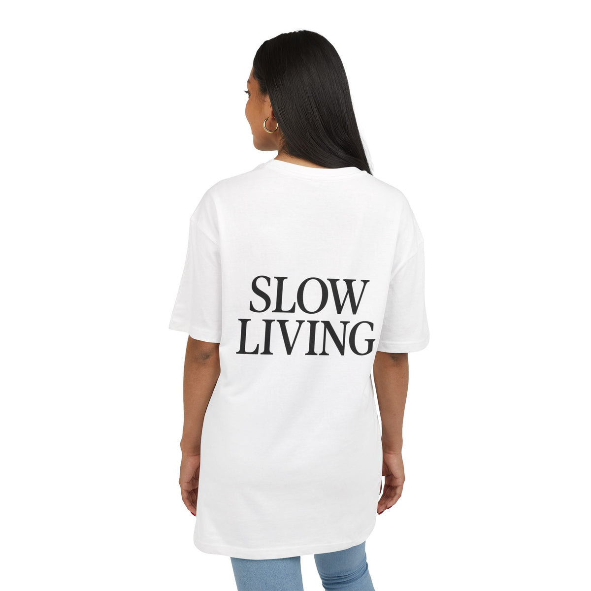Unisex Heavy Oversize Tee - Slow Living Vibe